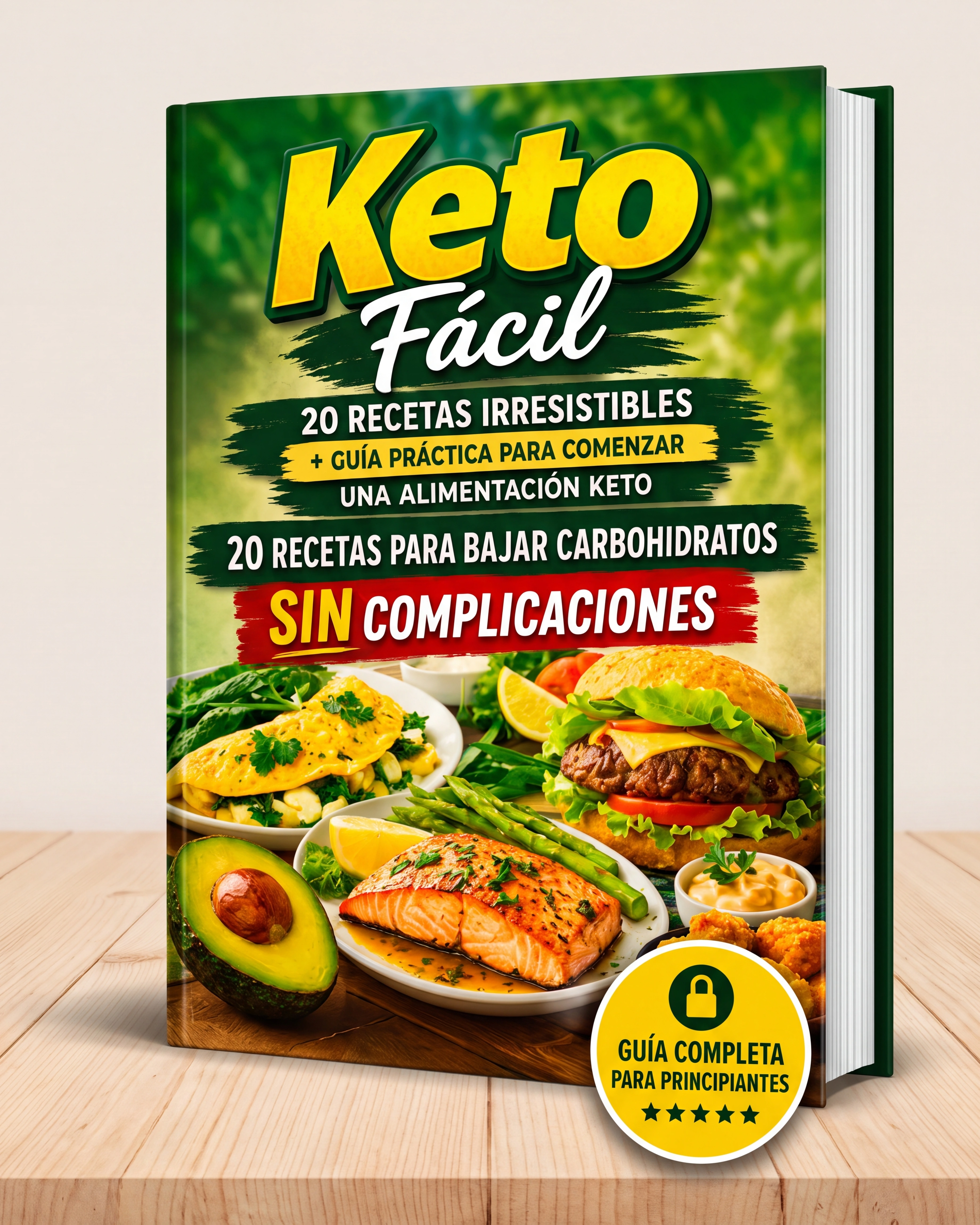Keto Fácil: 20 Recetas + Guía Práctica